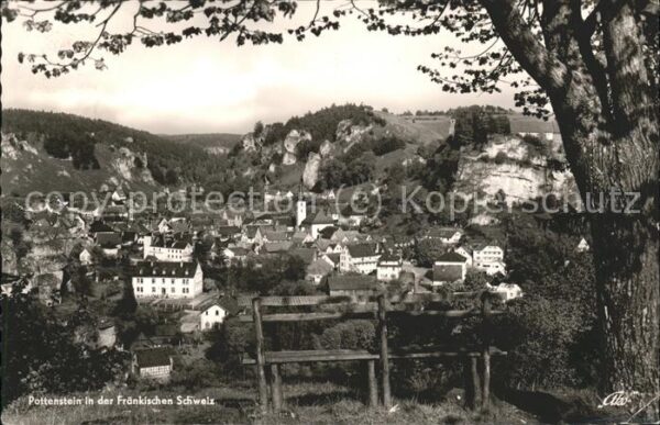 Pottenstein Oberfranken Ortsansicht