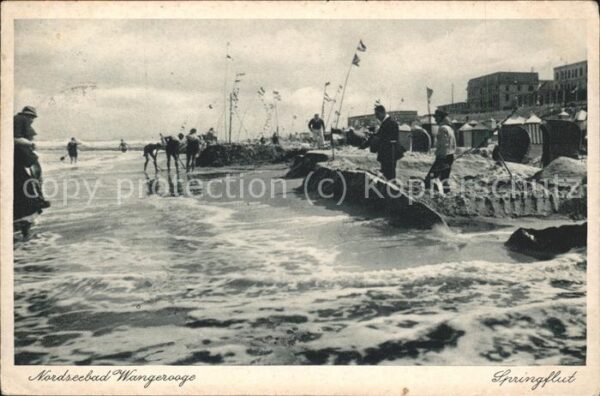 Wangerooge Nordseebad Nordseebad Springflut