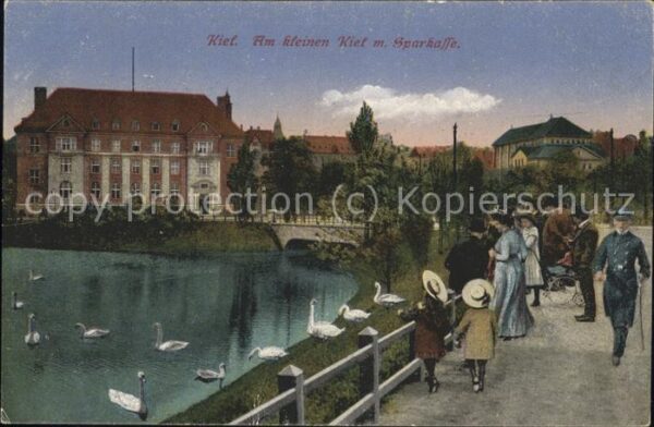 Kiel Am kl Kiel mit Sparkasse Feldpost