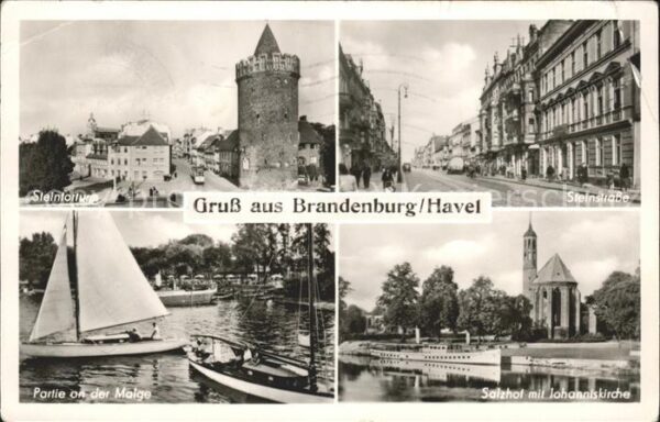 Brandenburg Havel Steintorturm Steinstrasse Molgepartie S
