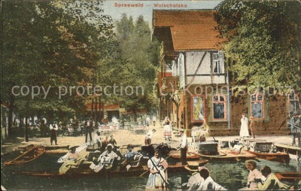 Spreewald Wotschofska Gasthaus Bootspartien