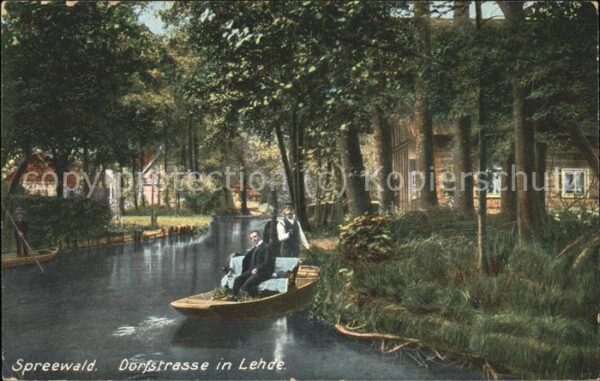 Spreewald Dorfstrasse in Lehde