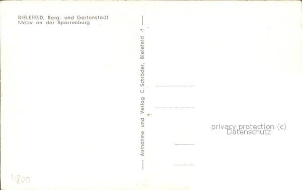 Bielefeld Teilansicht mit Sparrenburg – Bild 2