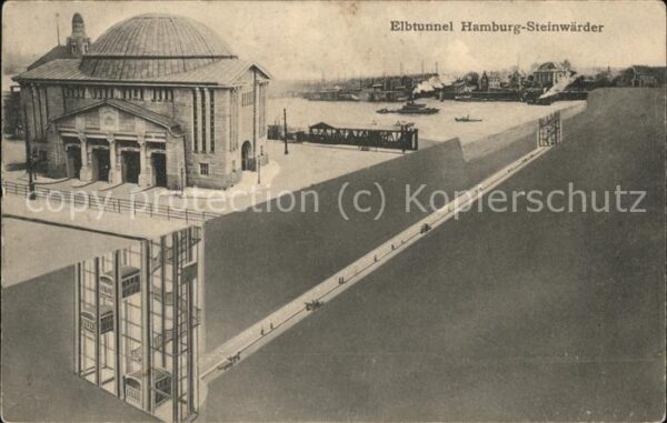 Steinwerder Hamburg Elbtunnel