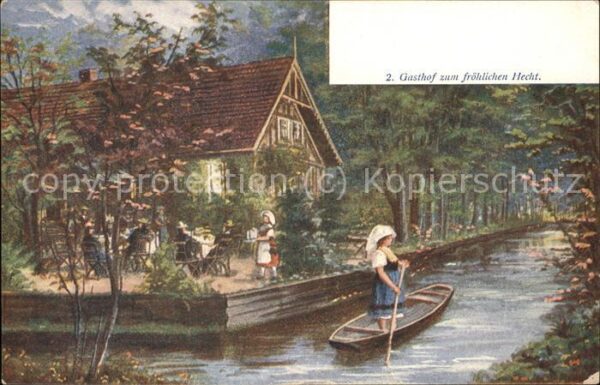 Spreewald Gasthof zum fröhlichen Hecht