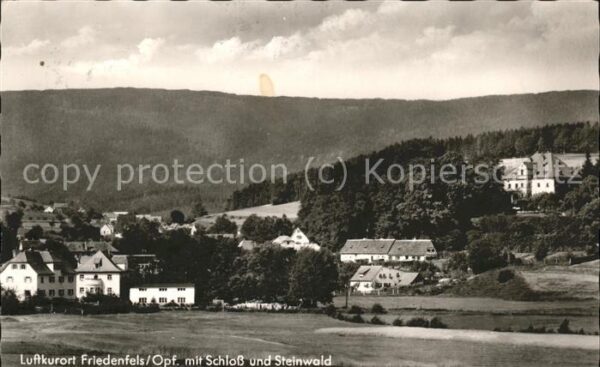 Friedenfels mit Schloss und Steinwald