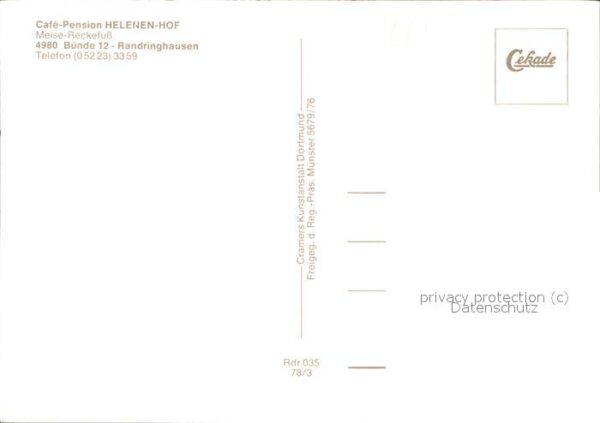 Buende Herford Cafe Pension Helenenhof Fliegeraufnahme – Bild 2