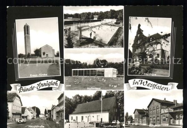 Ennigloh Kreuzkirche Hallenbad Amtshaus Hauptstr