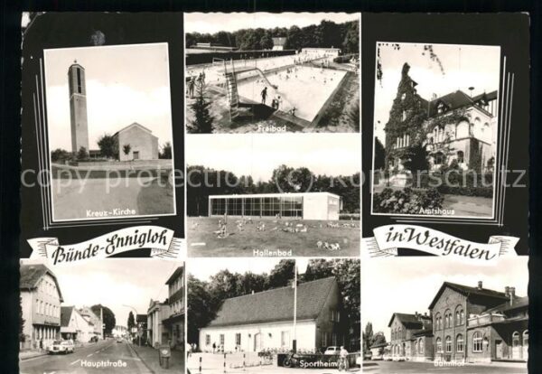 Ennigloh Kreuzkirche Hallenbad Amtshaus Hauptstr