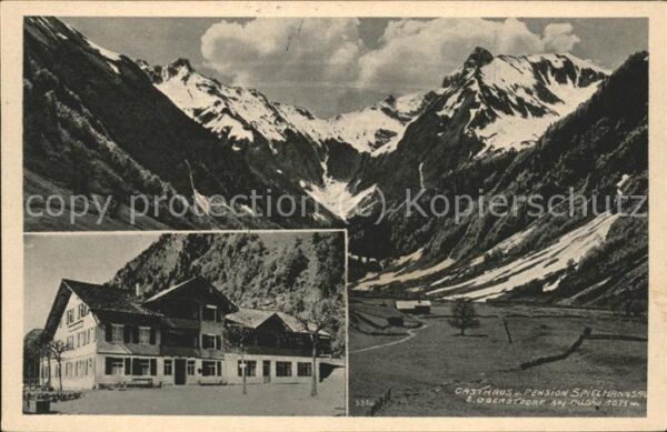 Spielmannsau Gasthaus Spielmannsau Alpenpanorama