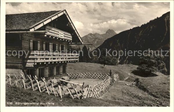 Oberstdorf Alpengaststätte Hochleite