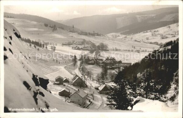 Warmensteinach Panorama im Winter