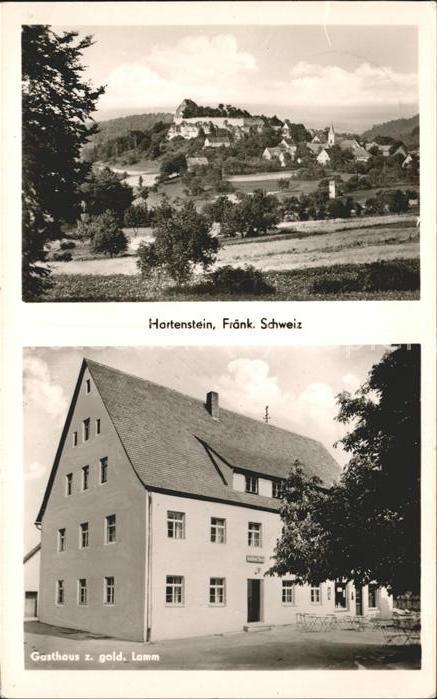 Hartenstein Mittelfranken Panorama Gasthaus zum Goldenen Lamm
