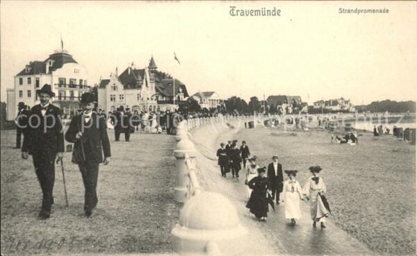 Travemuende Ostseebad Strandpromenade