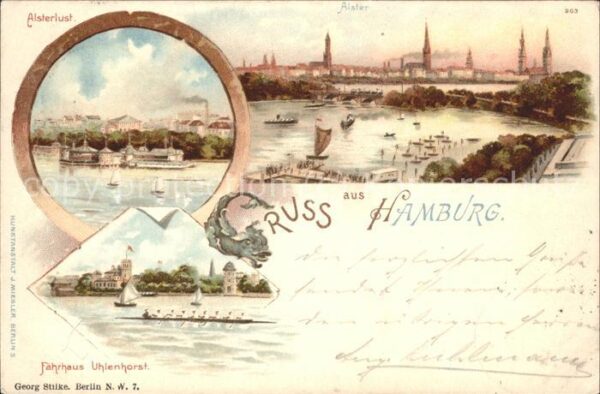Hamburg Alsterlust Alster Fährhaus Uhlenhorst