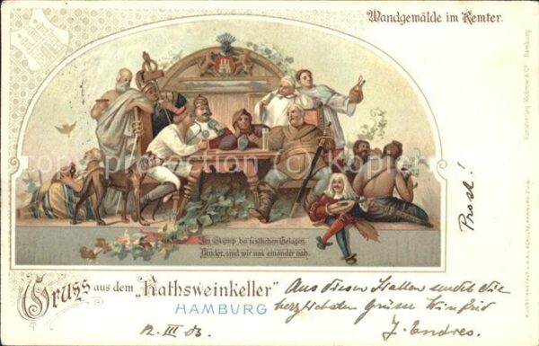 Hamburg Rathsweinkeller Gemälde