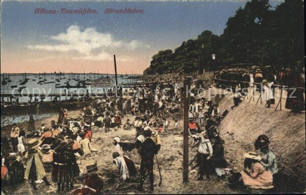 Neumuehlen Hamburg Strandleben