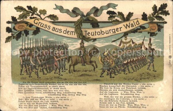 Teutoburgerwald Römische Legion Illustration