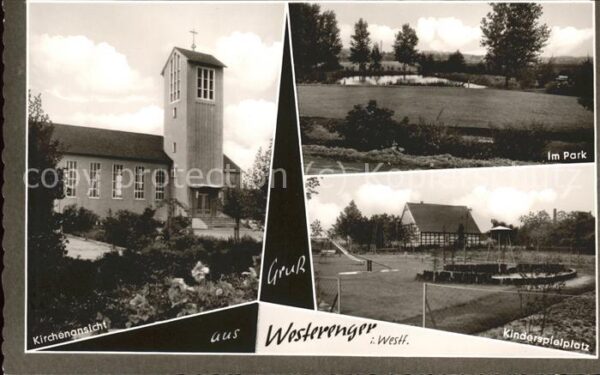 Enger OT Westerenger Kirche Park Kinderspielp