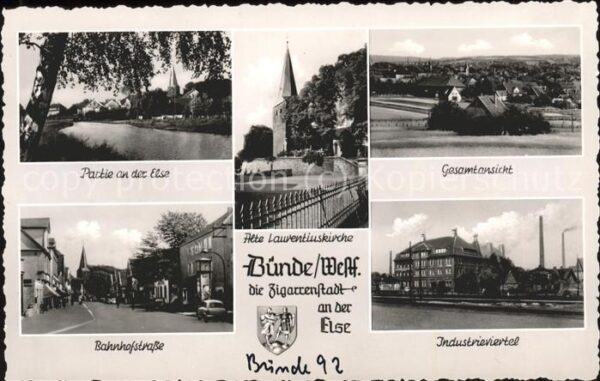 Buende Herford Elsepartie Gesamtansicht Bahnhofstr Ind