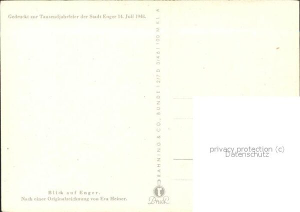 Enger Ortsblick Zeichnung – Bild 2