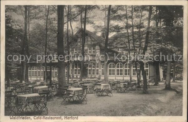 Herford Cafe Restaurant Waldfrieden