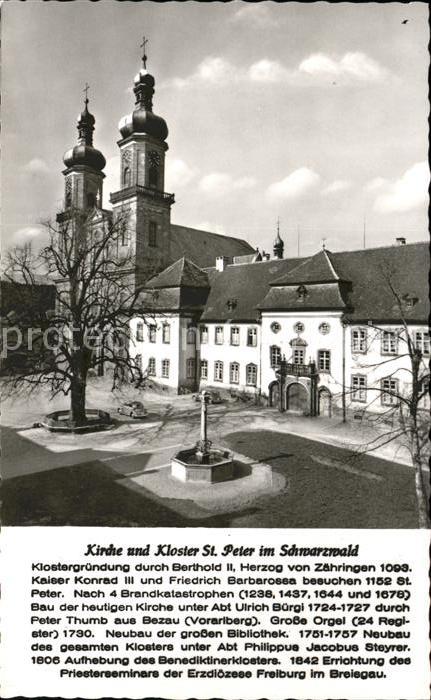 St Peter Schwarzwald Kirche Kloster