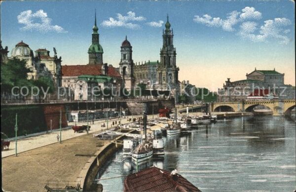 Dresden Landungsplatz d. Dampfschiffe
