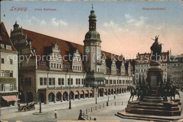 Leipzig Siegesdenkmal Altes Rathaus