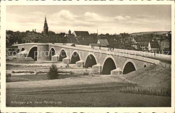 Kitzingen Main Neue Mainbrücke