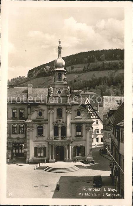 Kulmbach Marktplatz Rathaus