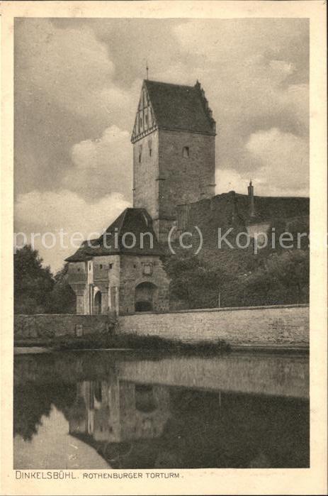 Dinkelsbuehl Rothenburger Torturm