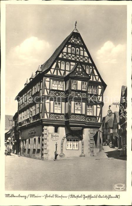 Miltenberg Main Gasthof zum Riesen