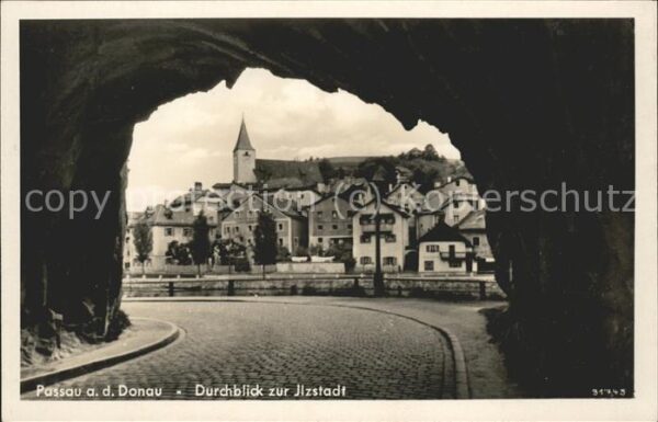 Passau Durchblick zur Ilzstadt
