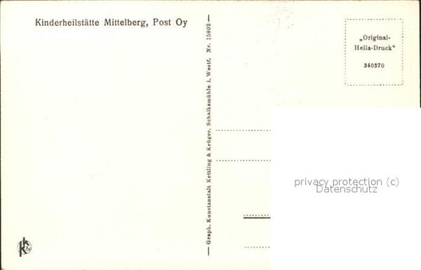 Mittelberg Oy Kinderheilstätte – Bild 2