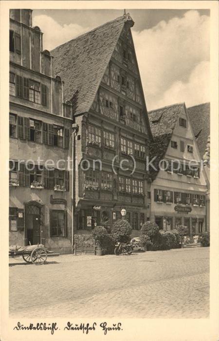 Dinkelsbuehl Deutsches Haus