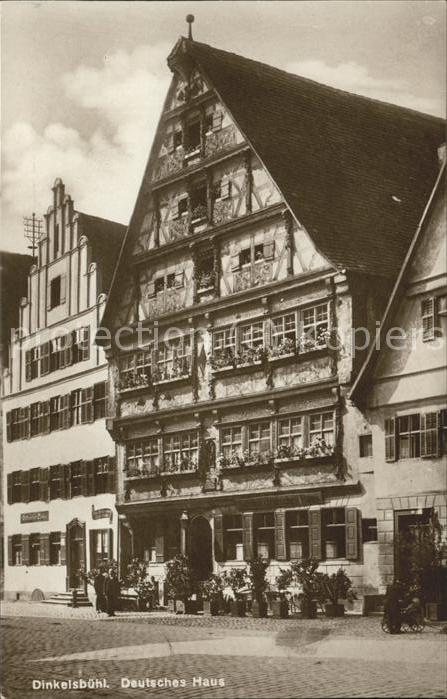 Dinkelsbuehl Deutsches Haus