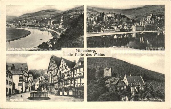 Miltenberg Main Marktplatz Schloß Mildenburg