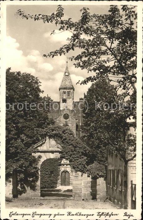 Erlangen Eingang Rathberger Schlösschen