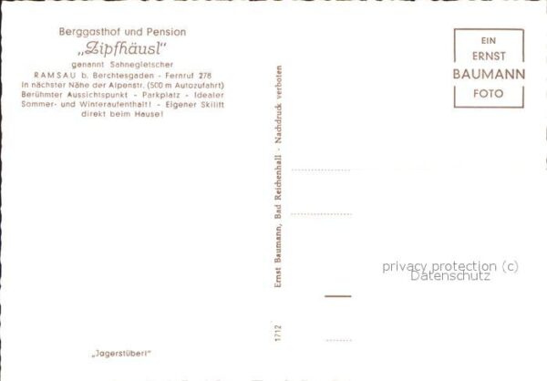 Ramsau Berchtesgaden Berggasthof Zipfhäusl – Bild 2