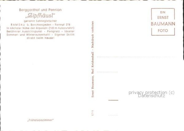 Ramsau Berchtesgaden Pension Zipfhäusl – Bild 2