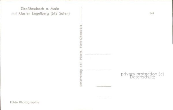 Grossheubach Kloster Engelberg – Bild 2