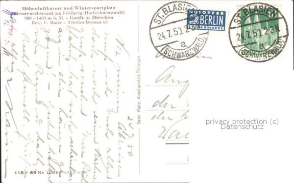 Menzenschwand Gasthof z. Hirschen – Bild 2
