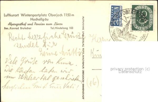 Oberjoch Alpengasthaus Pension Löwen – Bild 2