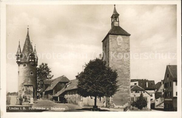 Lindau Bodensee Peterskirche Diebsturm
