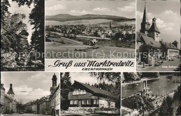 Marktredwitz Altes Rathaus Burgruine Weißenstein
