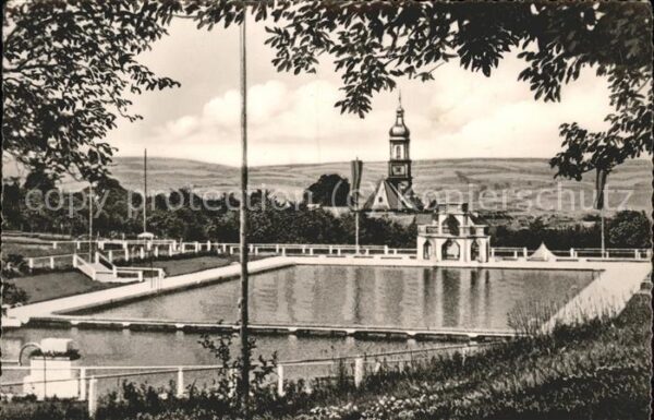 Moenchberg Spessart Luftkurort Schwimmstadion