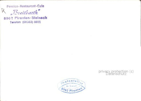 Pfronten Pension Restaurant Breitbarth – Bild 2