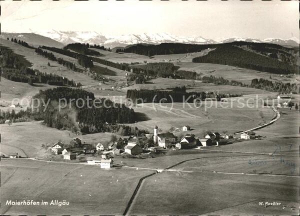 Maierhofen Allgäu Fliegeraufnahme