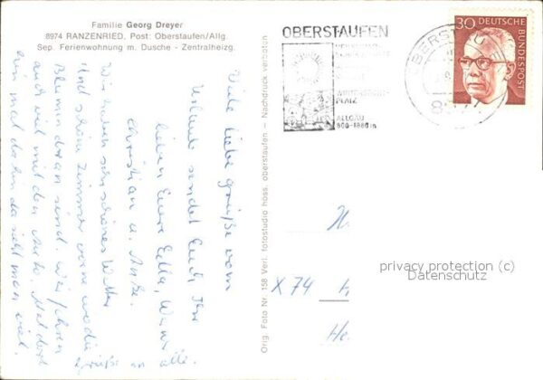 Oberstaufen Ranzenried Ferienwohnung Dreyer – Bild 2